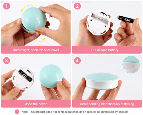 How to insert AAA battery into Electric Manicure Set